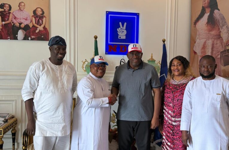 Breaking: OmoBarca Joins NDC, Received by Party Leader Sen. Seriake Dickson