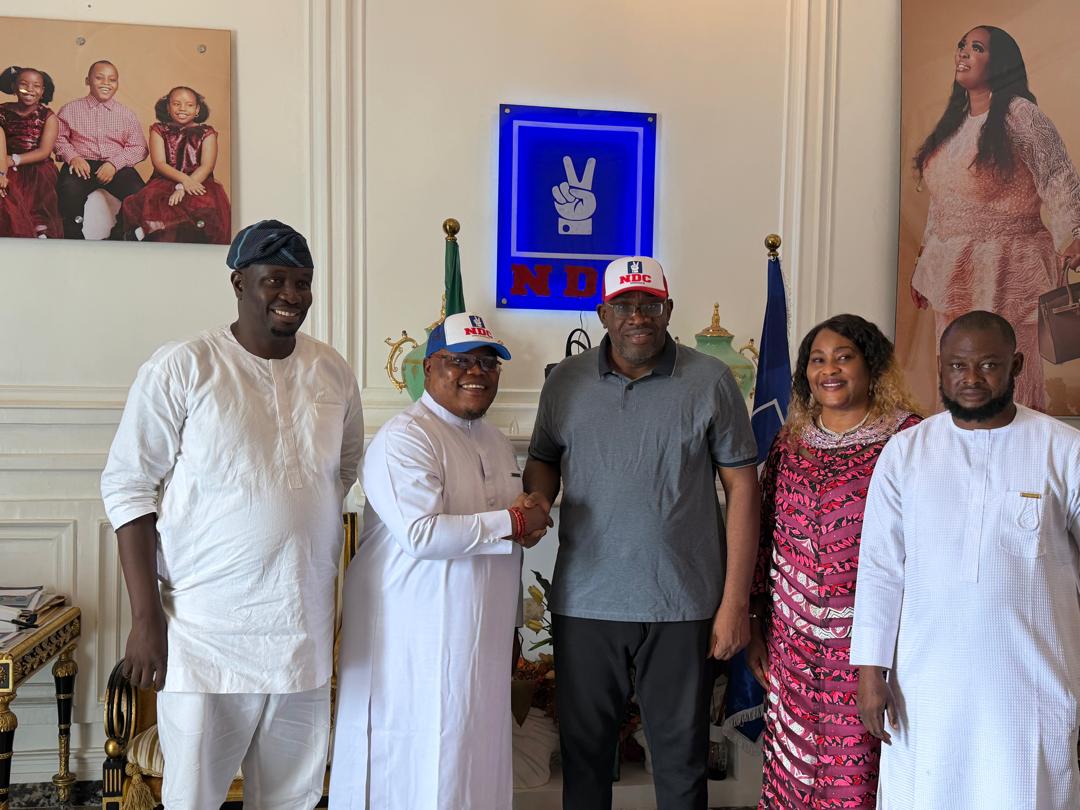 Breaking: OmoBarca Joins NDC, Received by Party Leader Sen. Seriake Dickson