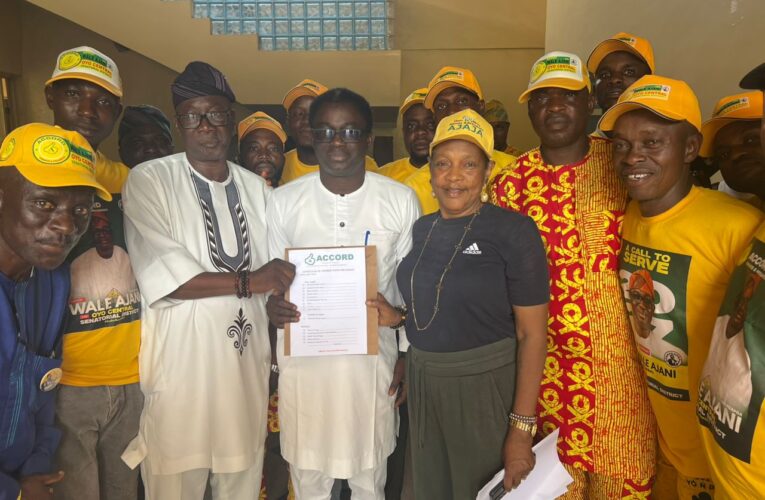 Ajani Picks Accord Expression of Interest Form, Vows Purpose-Driven Representation for Òyó Central