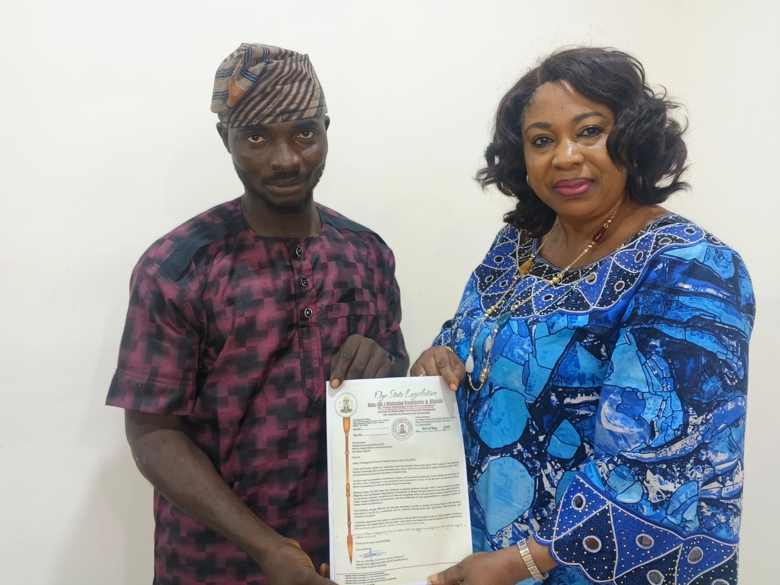 Breaking :“Enough Is Enough”: Hon. Comforter Resigns from PDP Over Lingering Crisis
