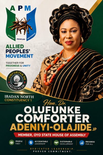 Just In: Hon. Comforter Olajide Officially Joins APM Ahead of 2027 Elections