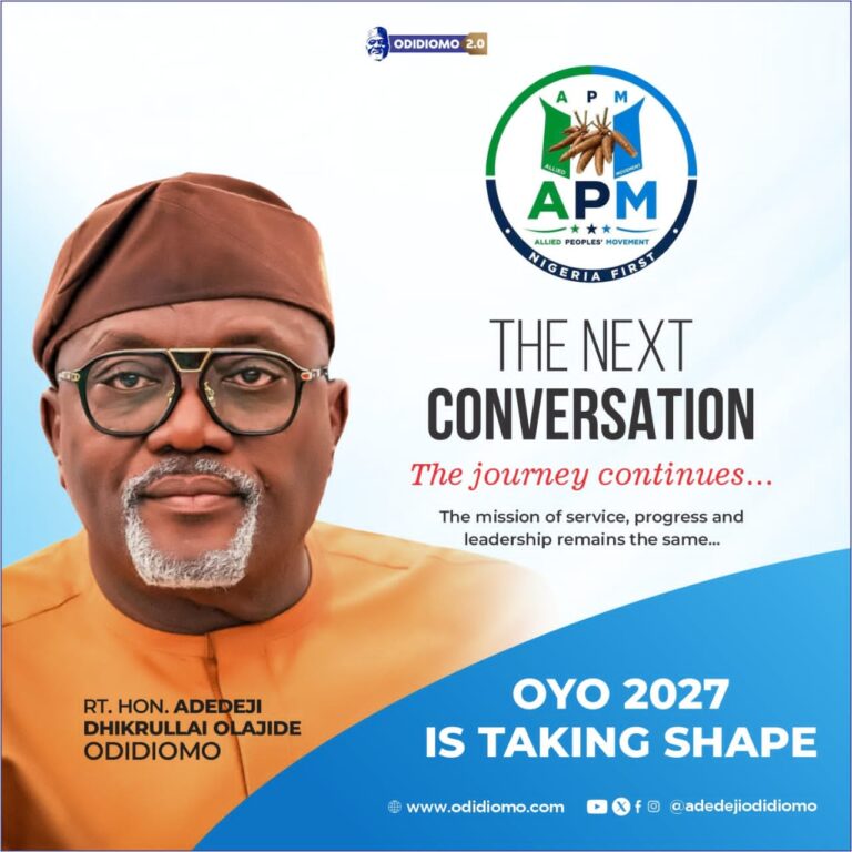 2027:Odidiomo Moves Political Structure