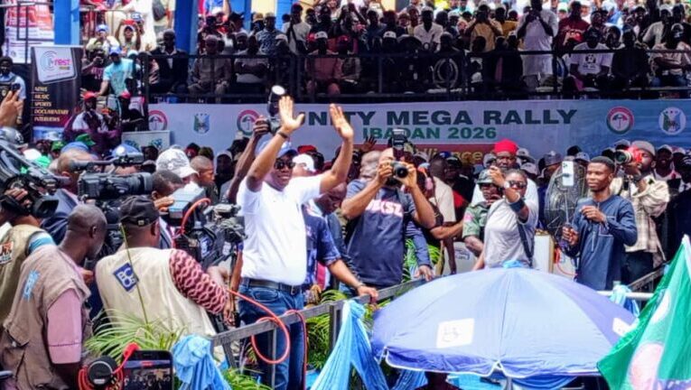 BREAKING:  MAKINDE DECLARES PRESIDENTIAL AMBITION AT PDP/APM UNITY RALLY