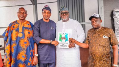 Oyo 2027: Rep Odidiomo Presents Senate Nomination Forms, Pledges Quality Representation