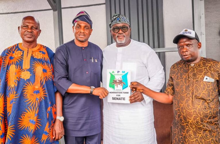 Oyo 2027: Rep Odidiomo Presents Senate Nomination Forms, Pledges Quality Representation