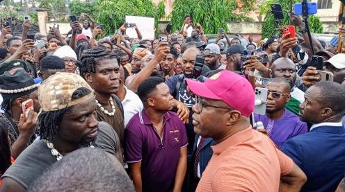 Oriire: Makinde Tells Ratels Protesters, “I’m Ready to Risk My Life for Abductees