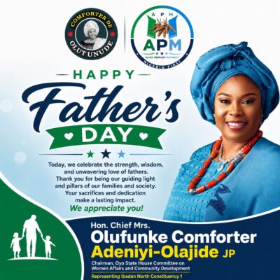 Father's Day: Hon. Comforter Commends Fathers’ Sacrifices for Family and Society