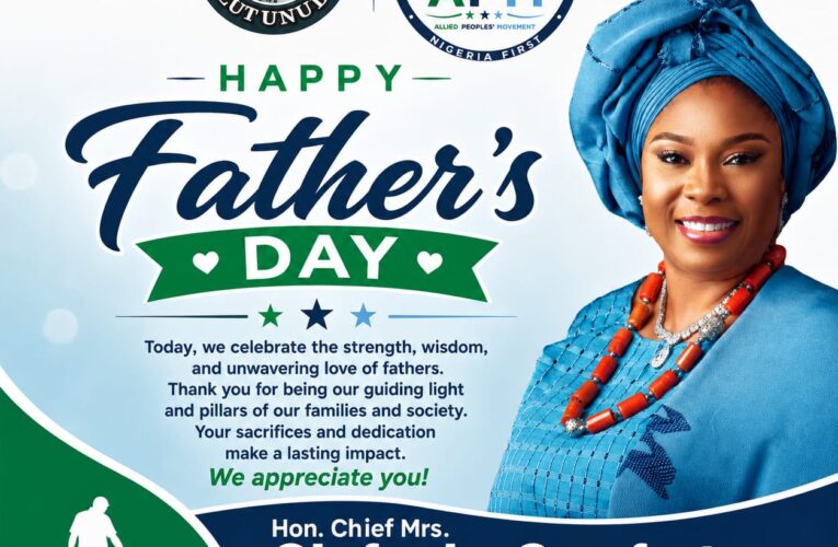 Father’s Day: Hon. Comforter Commends Fathers’ Dedication to Family and Community Development