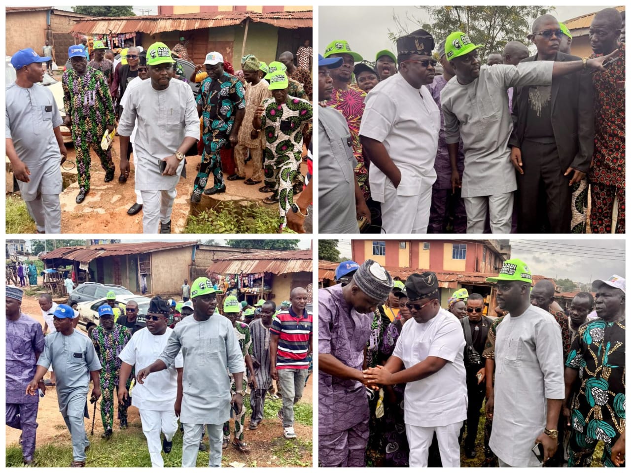 APM' Senatorial Candidate,Ajadi, Police Authorities Assess Progress of Akintayo's Police Station Project