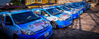 2027: Oyo South Senate Hopeful Odidiomo Rolls Out 20 Mobile Campaign Vehicles