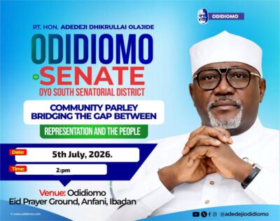 Charity Begins at Home: Why Odidiomo Began His Senatorial Journey in Anfaani