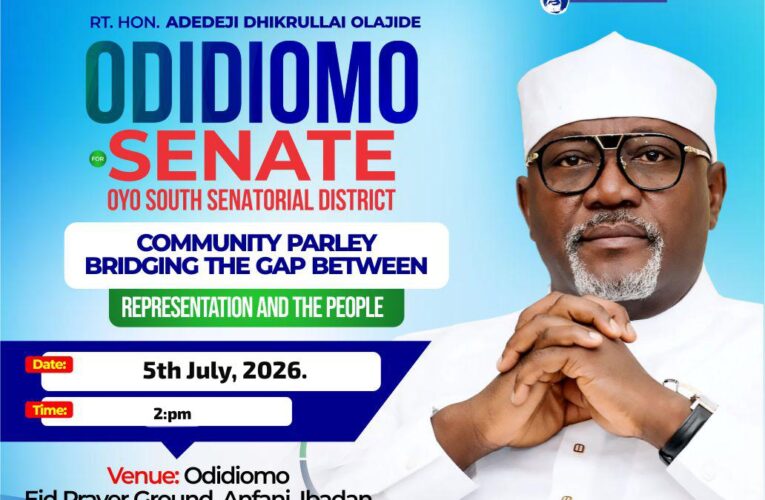 Charity Begins at Home: Why Odidiomo Began His Senatorial Journey in Anfaani