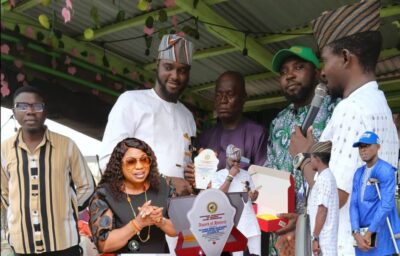 Hon. Comforter Receives Grand Commander of Entertainment Award, Pledges Continued Support for Music Promoters Association