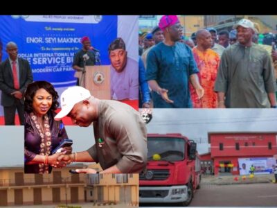 Hon. Comforter Hails Makinde, Commends Olufade as He Commissions Three Landmark Projects at Bodija Market