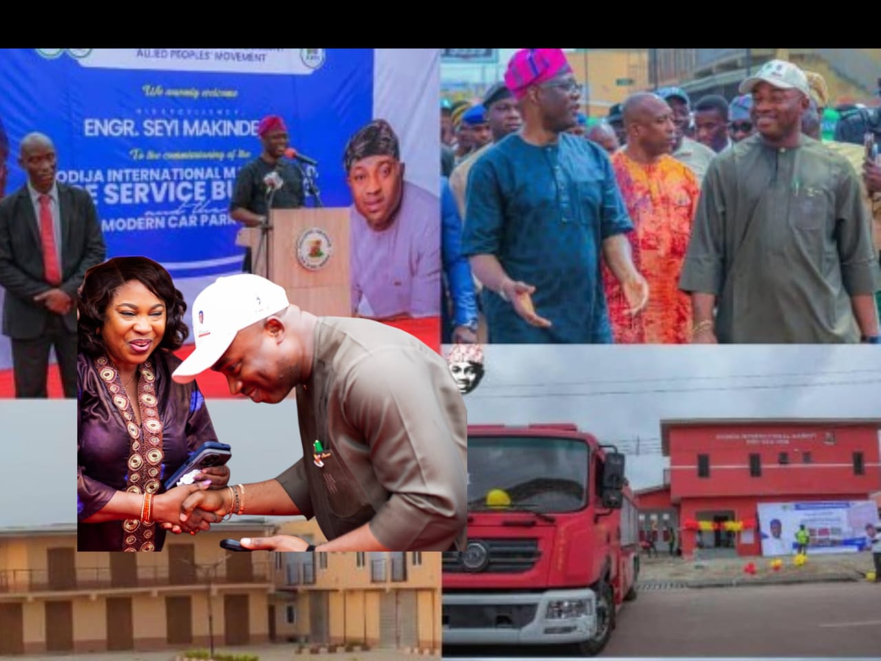 Hon. Comforter Hails Makinde, Commends Olufade as He Commissions Three Landmark Projects at Bodija Market