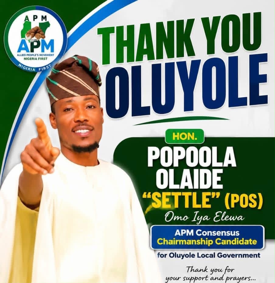 Akintayo Hails Olaide ‘Settle’ as APM Consensus Candidate, Urges People-Centred Leadership in Oluyole