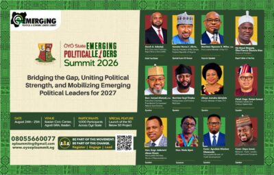 FG Endorses Ọ̀yó Emerging Political Leaders Summit, Calls on Youth to ‘organize without dividing’ ahead of 2027 Election