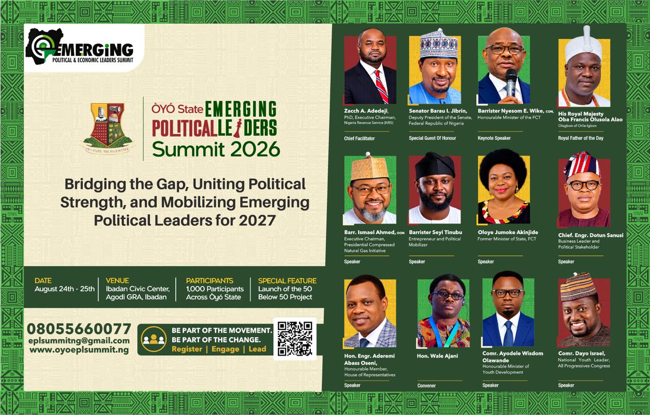 FG Endorses Ọ̀yó Emerging Political Leaders Summit, Calls on Youth to ‘organize without dividing’ ahead of 2027 Election