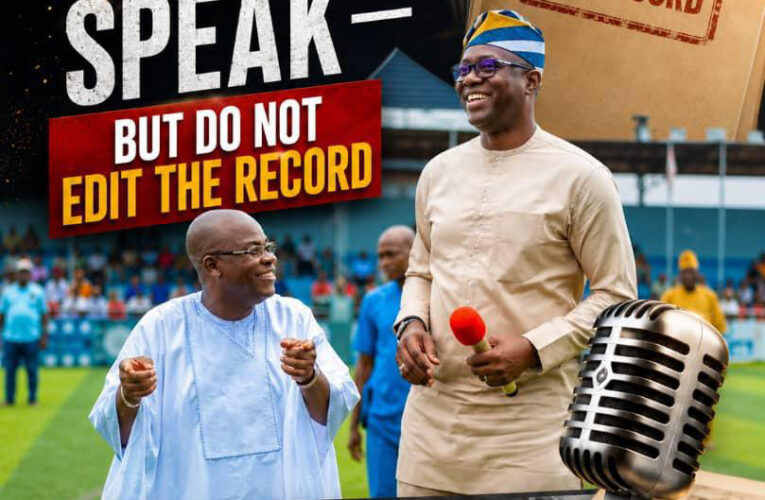 Let The Record Speak — But Do Not Edit The Record || By. Dr Peter Akande.