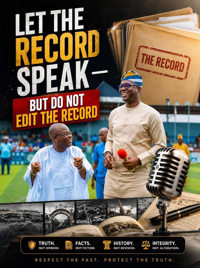 Let The Record Speak — But Do Not Edit The Record || By. Dr Peter Akande