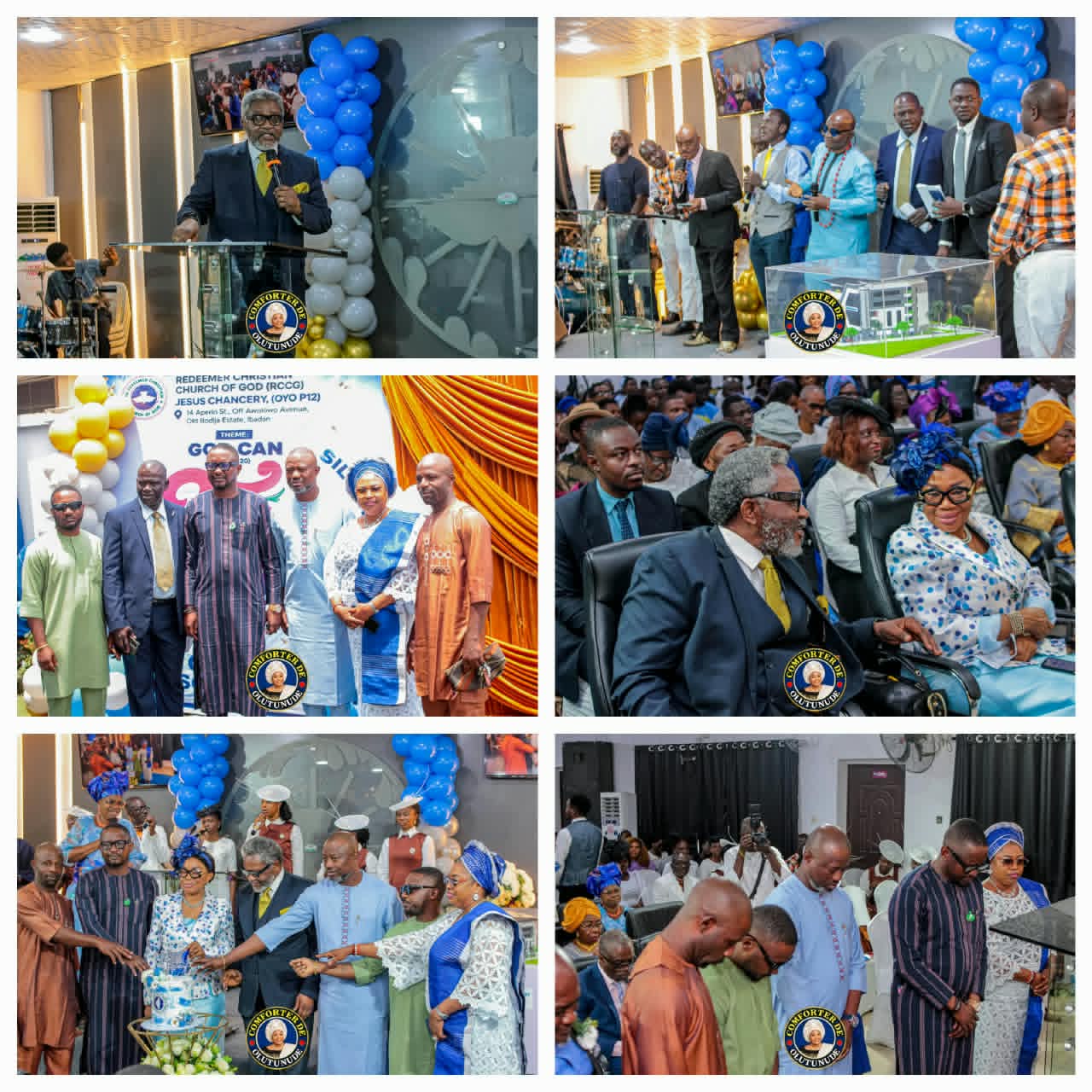Hon. Comforter, Other APM Candidates Celebrate RCCG Jesus Chancery at 25th Anniversary