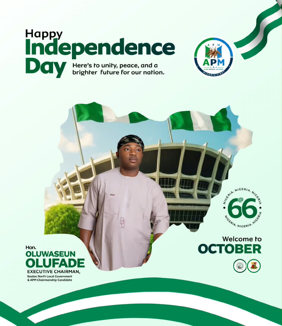 66th Independence: Olufade Seeks Collective Action For A Better Nigeria